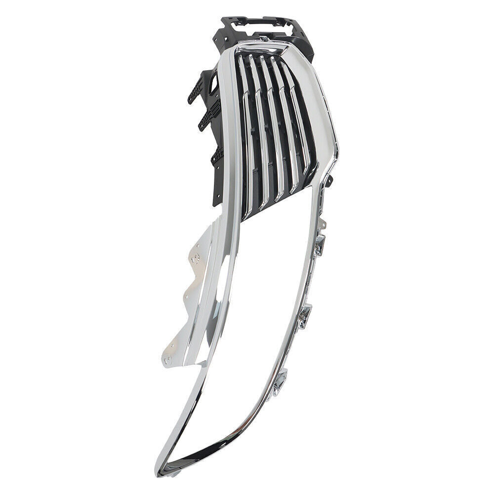 Front Upper Grille Insert Chrome For 2016-2018 Lincoln MKX Right Side