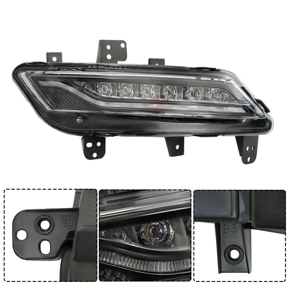 Right Fog Light  For 2013-2016 Lincoln MKZ LED Driving Lamp Passenger