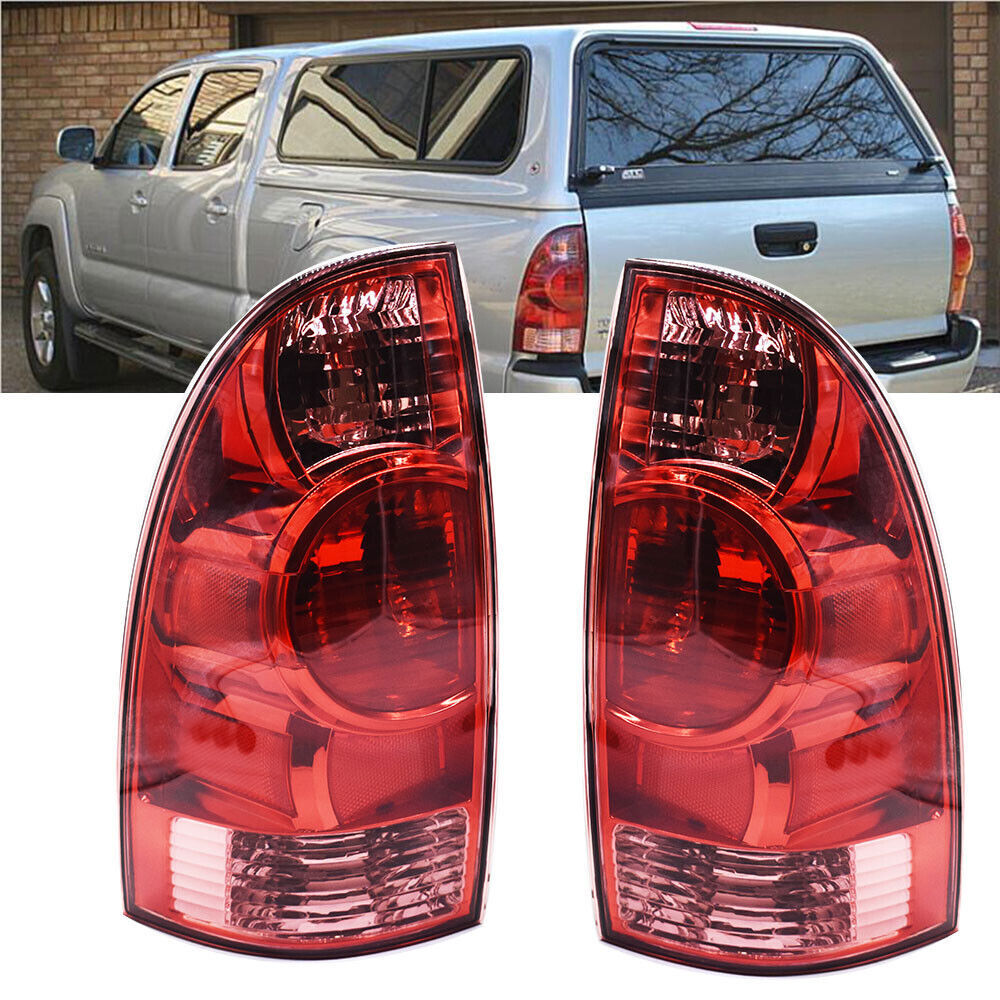 Rear Left+Right Tail Light Fit For 2005-15 Toyota Tacoma Pickup Halogen