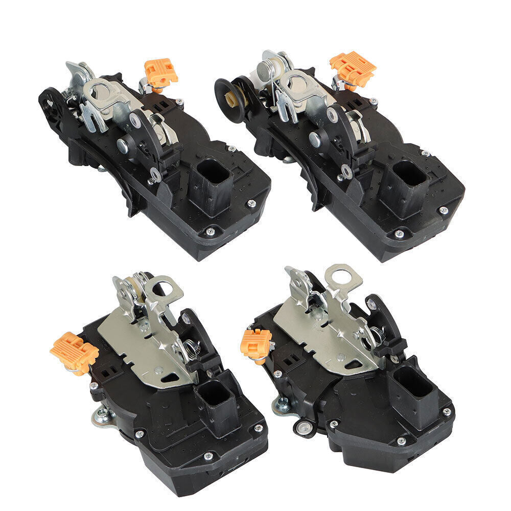 Front + Rear Door Lock Actuators For GMC Chevrolet Cadillac 2007-09 4Pcs