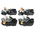 Front + Rear Door Lock Actuators For GMC Chevrolet Cadillac 2007-09 4Pcs