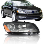Right Side Headlight Assembly For 2012-2015 Volkswagen Passat Halogen