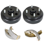 FOR EZGO Rear Brake hub Drums Brake Shoe Kit Electric TXT 96+ Golf Carts 19186G1