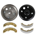 FOR EZGO Rear Brake hub Drums Brake Shoe Kit Electric TXT 96+ Golf Carts 19186G1