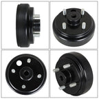 FOR EZGO Rear Brake hub Drums Brake Shoe Kit Electric TXT 96+ Golf Carts 19186G1