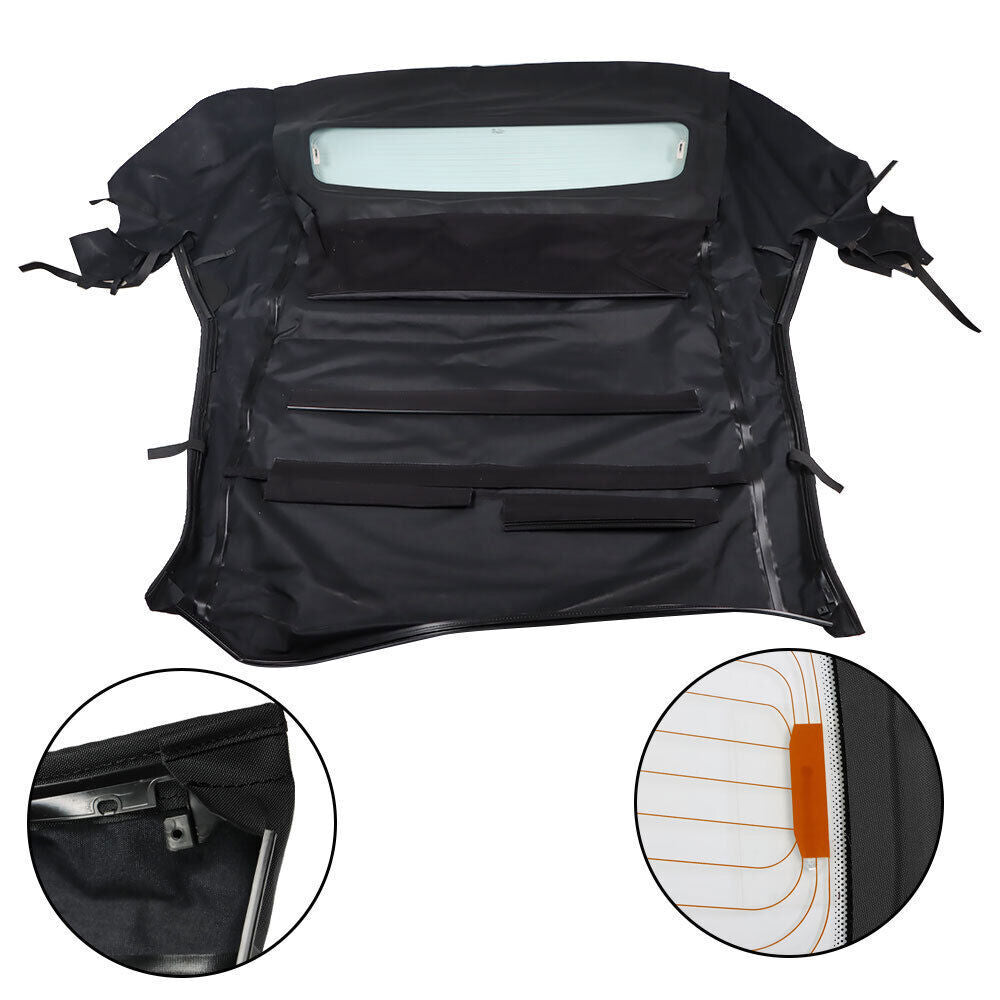 For 2005-14 Ford Mustang Convertible Soft Top W/DOT Heated Glass Window