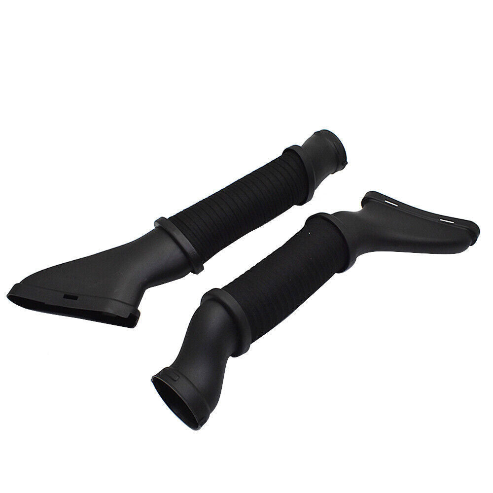 Left &Right Air Intake Hoses For 2012-18 Mercedes W166 GL450 GL550 Black