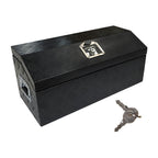 Black Heavy Duty Pickup Truck Tool Box Bed RV Trailer Storage w/ Key
