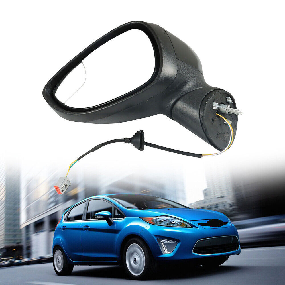 Door Mirror W Power Spotter For 2011-2019 Ford Fiesta Left Side