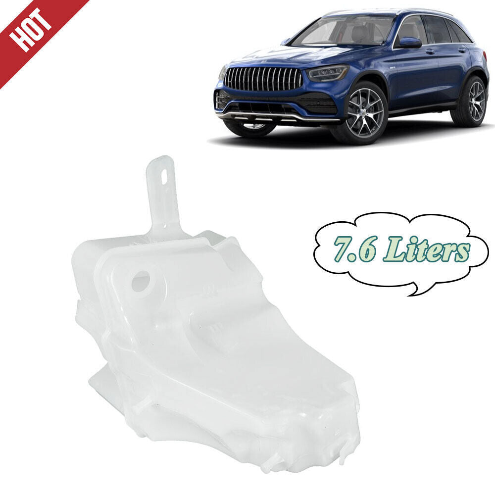 Windshield Washer Fluid Reservoir Tank Plastic For Mercedes Ben 7.6 L
