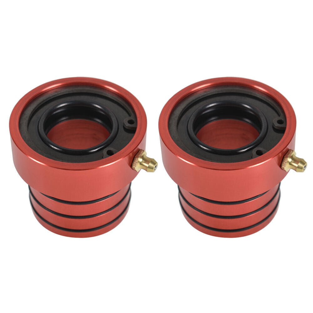 2Pcs Front Axle Tube Seal Pair For Jeep ZJ MJ JK TJ XJ 30/44 Red