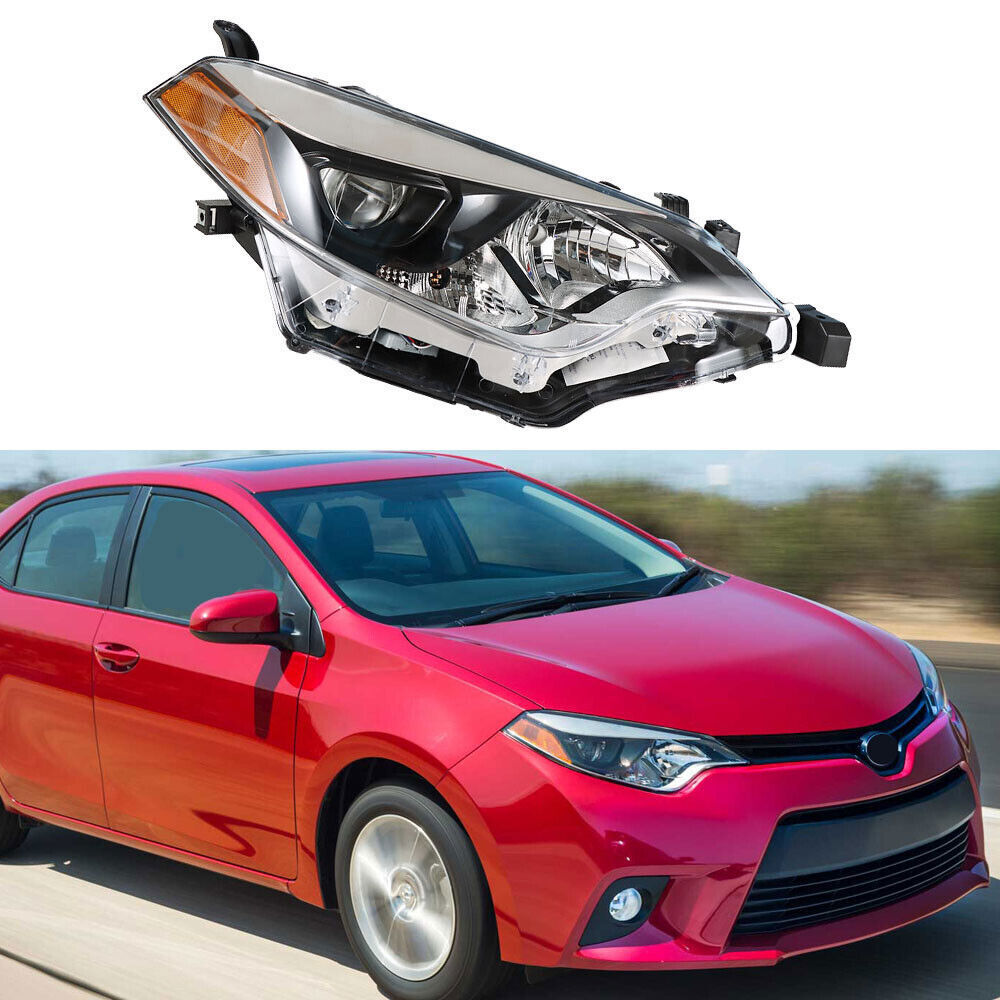 Right Side Headlights Assembly For 2014-2016 Toyota Corolla LED Headlamp
