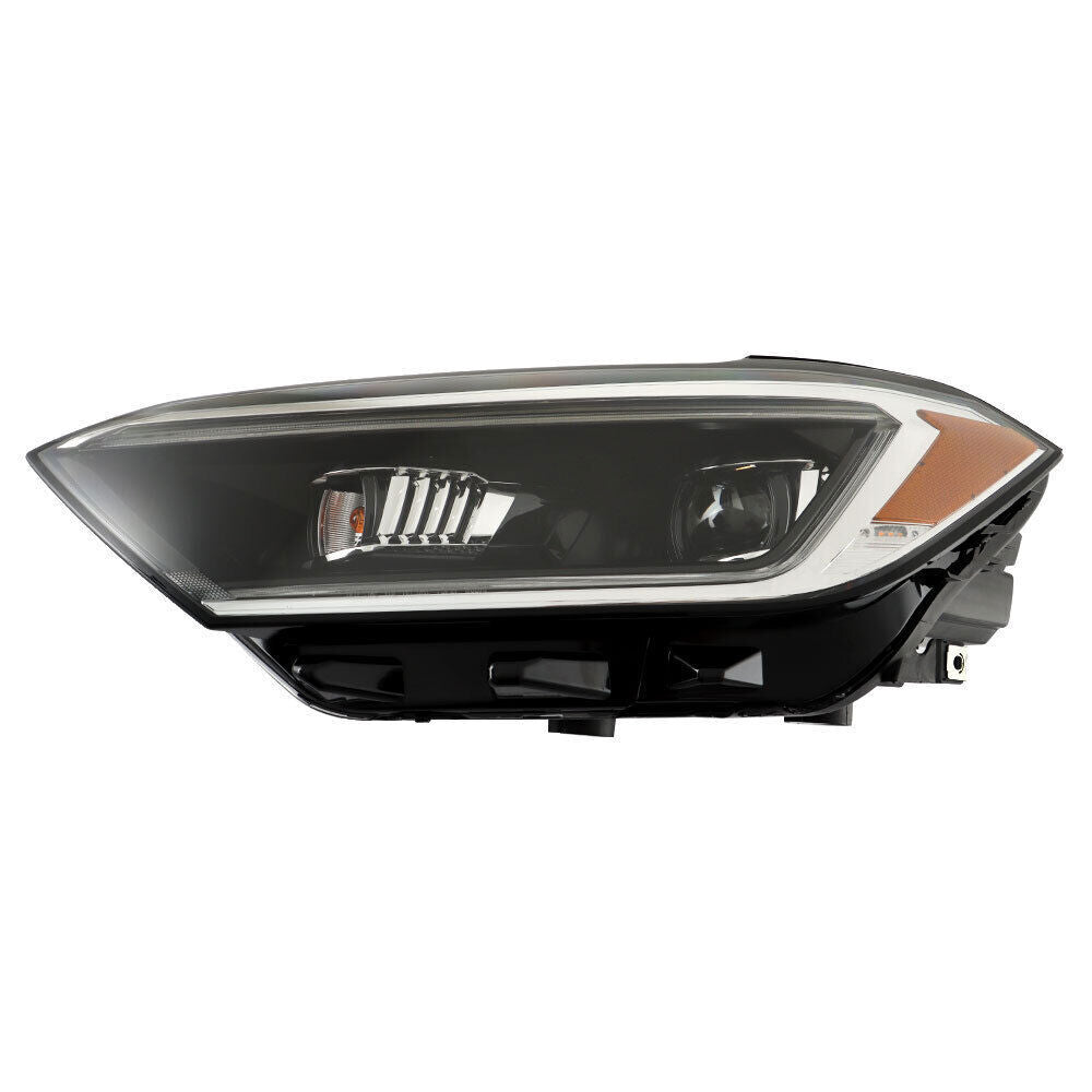 Left Headlight For 2019-2023 Volkswagen Jetta Projector LED w/DRL Clear