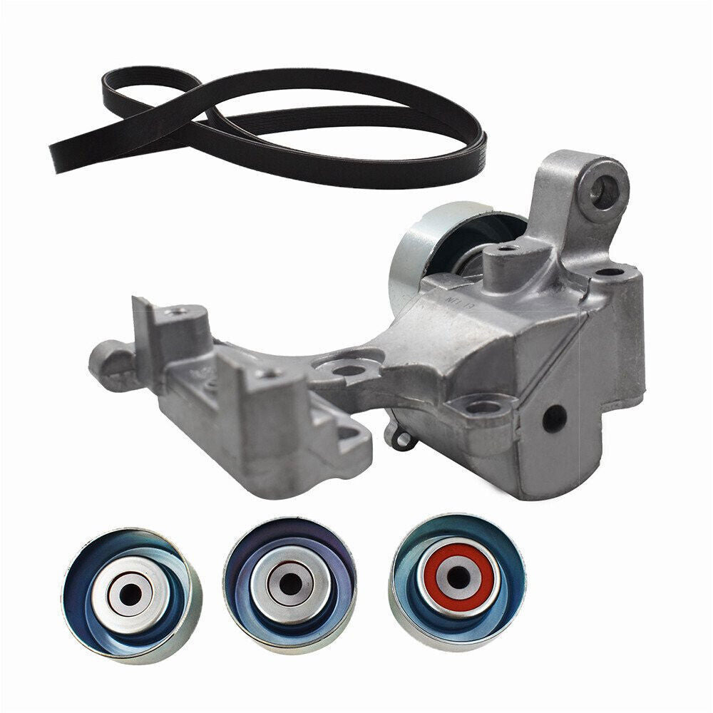 Drive Belt Tensioner & Idler Pulley Kit For 03-09 Toyota 4Runner V6 4.0L