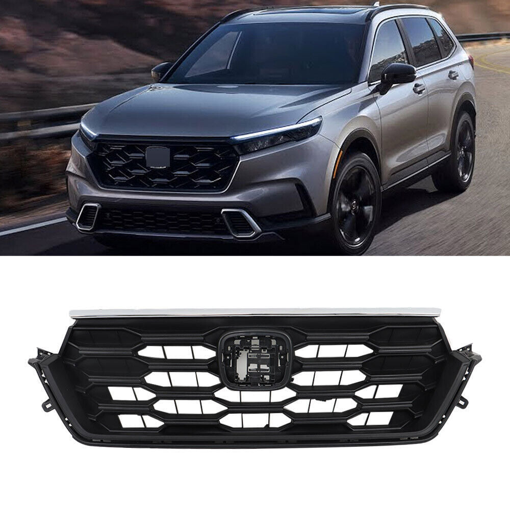 Front Bumper Grille Matt Black For 2023-2024 Honda CRV 712013A0A110