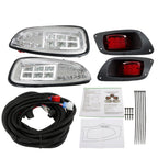 LED Headlights / LED Tail Lights For 2016+ EZGO RXV Gas or Electric Golf Cart