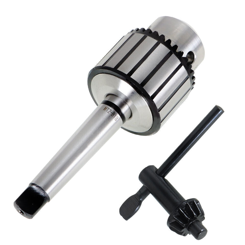 5/8" Capacity Heavy Drill Chuck With K32 Chuck Key & MT2 Shank 2 Morse Taper"