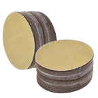 100 Pack 80 Grit 5 Inch Hook Pads Sanding Disc Flocking NO-Hole Sand Paper