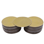 100 Pack 80 Grit 5 Inch Hook Pads Sanding Disc Flocking NO-Hole Sand Paper