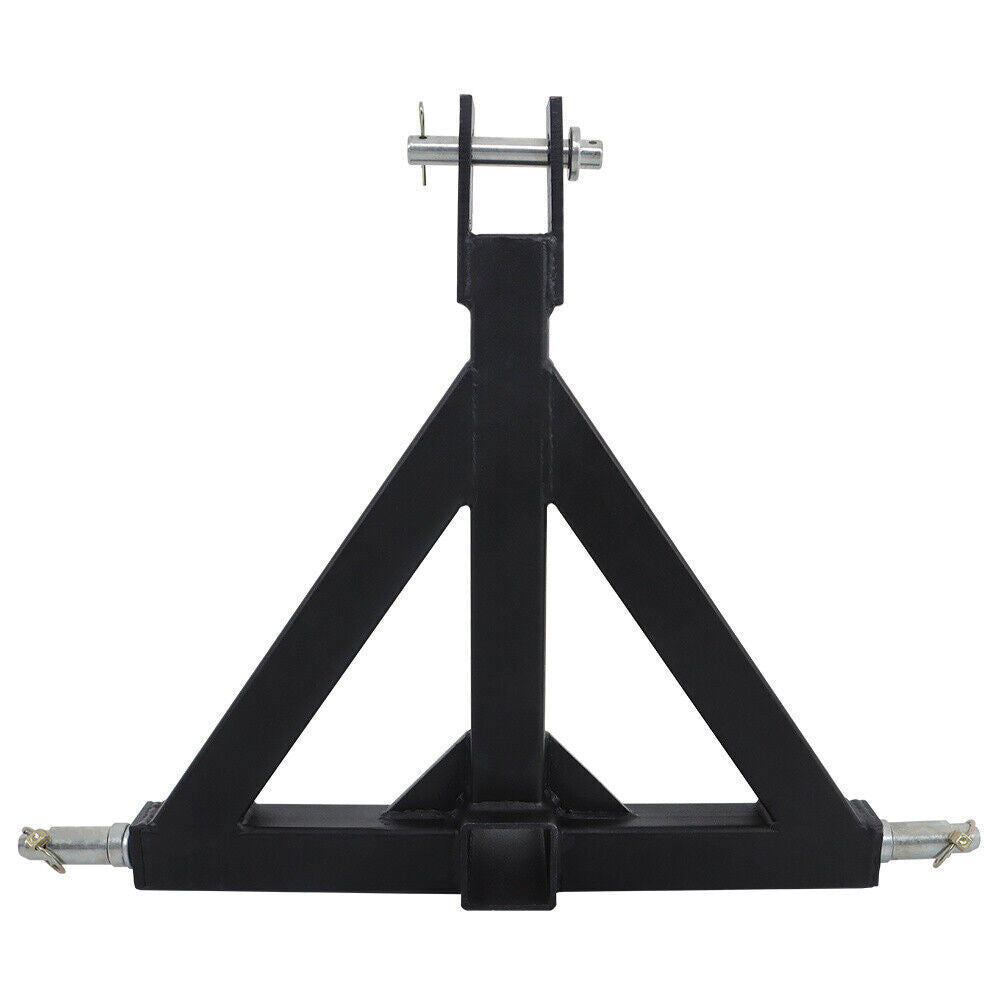 3 Point 2'' Trailer Receiver Hitch Tow Drawbar Category 1 Tractor Adapter
