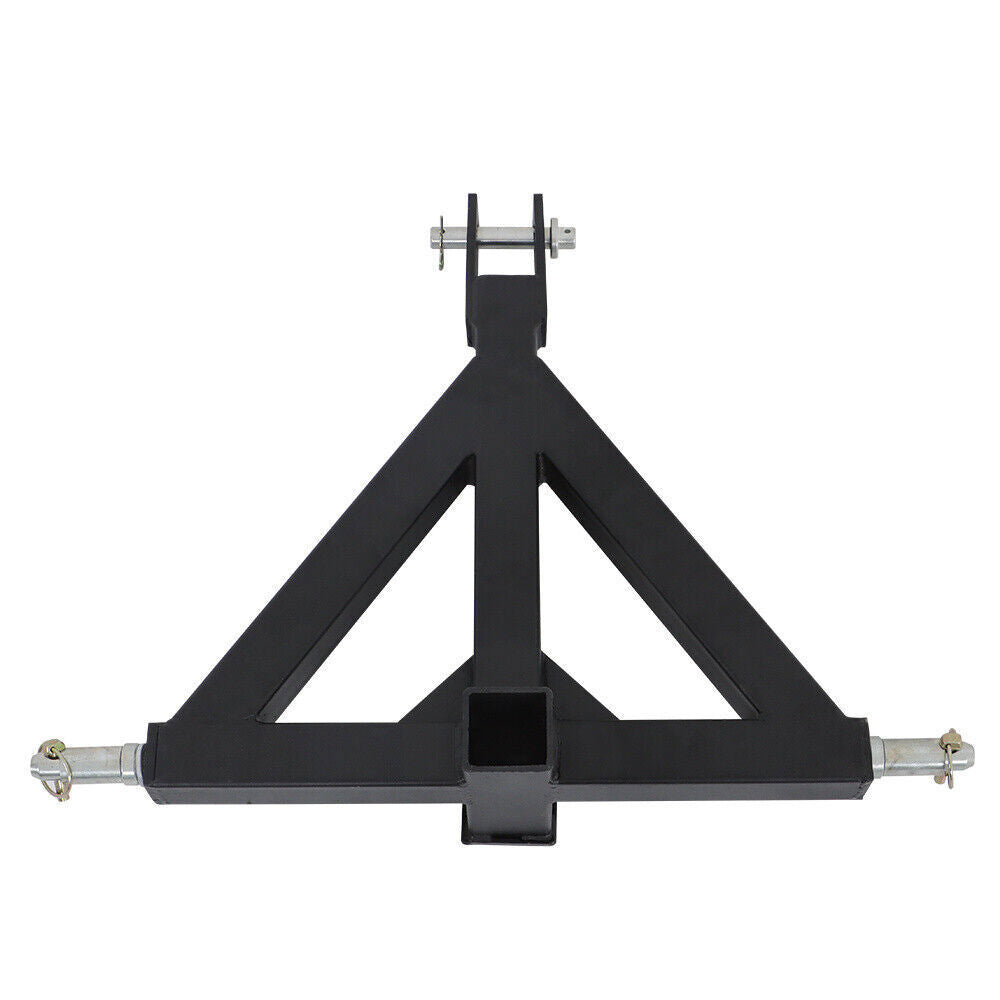 3 Point 2'' Trailer Receiver Hitch Tow Drawbar Category 1 Tractor Adapter