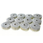 3600 Pack 2" x 0.092" Siding Nails 15 Degree Collated Wire Coil Full Round Head