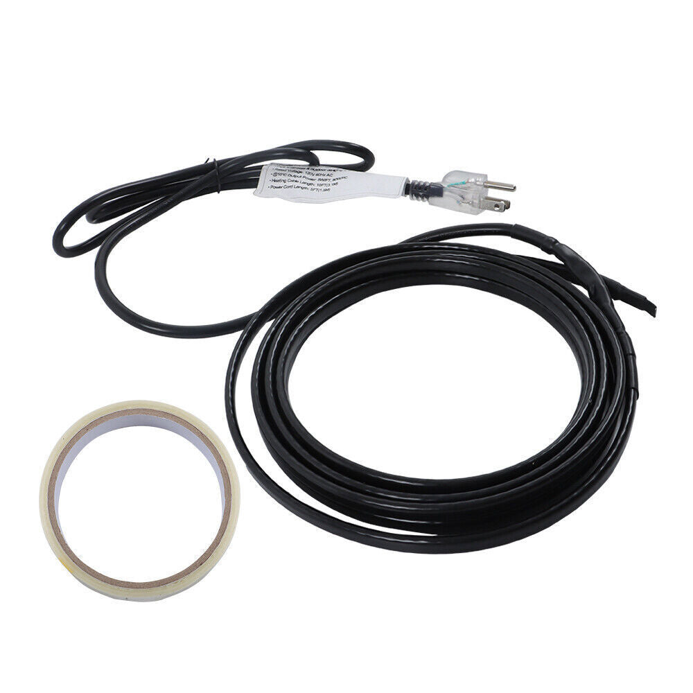 For Pipe Freeze Protection Heat Tape 120V For Water Pipes,Heating Cable 10 Feet