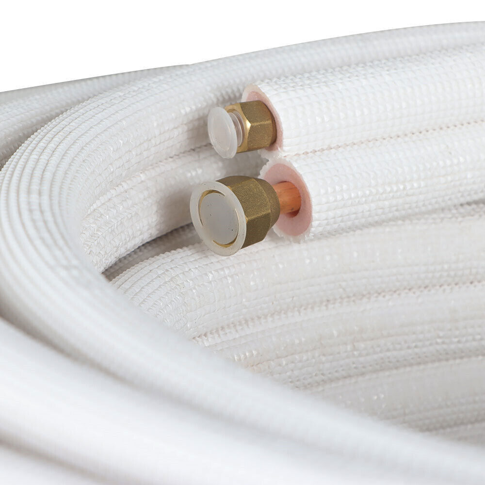 50 Feet Install Kit For Mini Split Heat Pump Systems 1/4"-3/8" Dia. Pipe New