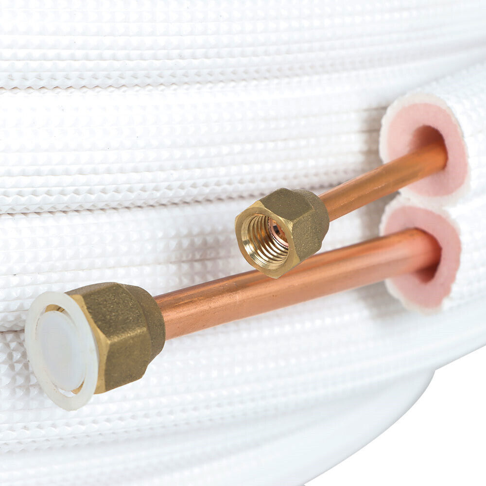 50 Feet Install Kit For Mini Split Heat Pump Systems 1/4"-3/8" Dia. Pipe New