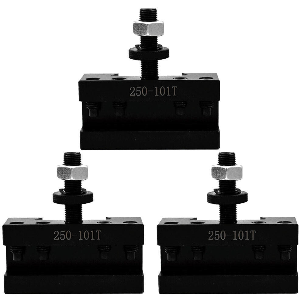 3 × AXA #1 250-101 XL Turning And Facing Holder Quick Change Tool Post For Lathe