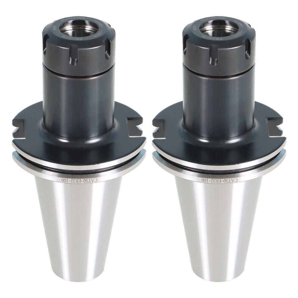 CAT50-ER32 COLLET CHUCK 4" Gage Length 4 CHUCKS Tool Holder Set