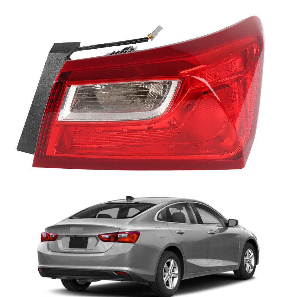 Passenger RH Side For 2016-2021 Chevy Malibu Outer Tail Light Brake Lamp
