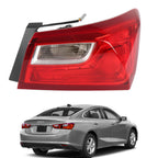 Passenger RH Side For 2016-2021 Chevy Malibu Outer Tail Light Brake Lamp