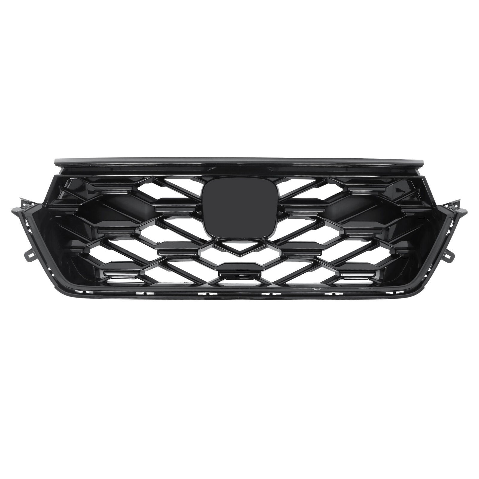Front Upper Grille For 23-2024 Honda CRV CR-V Sport Hybrid Glossy Black