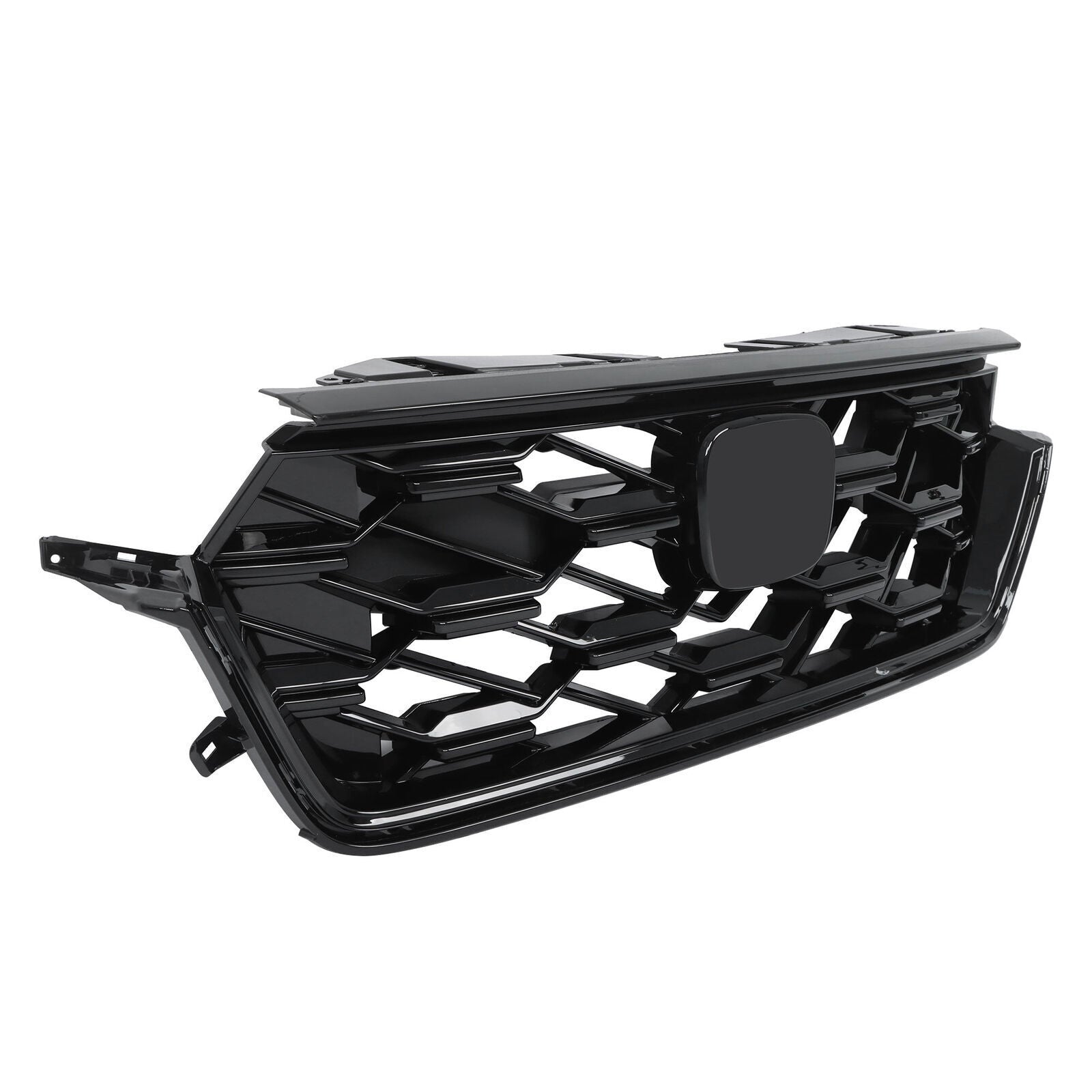 Front Upper Grille For 23-2024 Honda CRV CR-V Sport Hybrid Glossy Black
