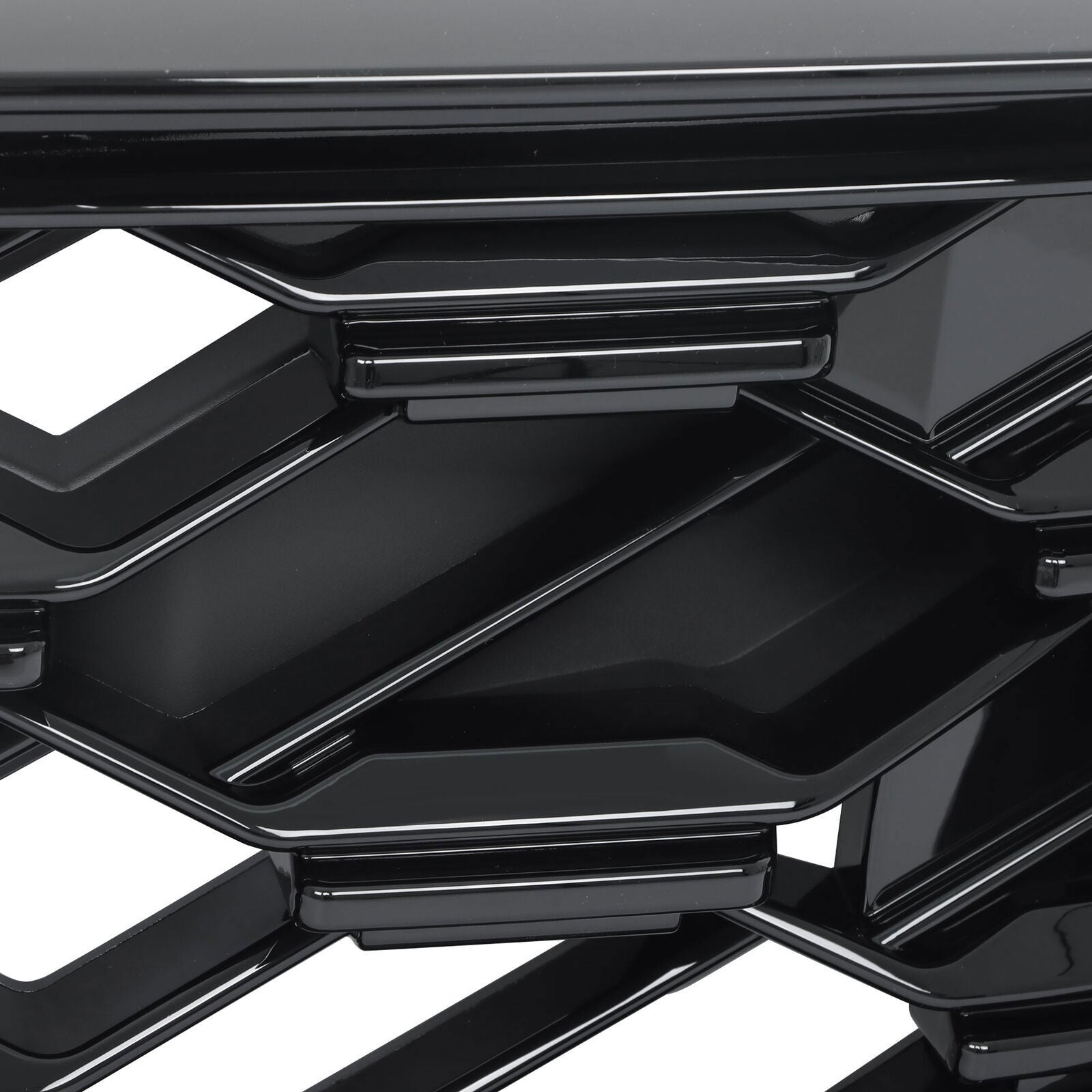 Front Upper Grille For 23-2024 Honda CRV CR-V Sport Hybrid Glossy Black