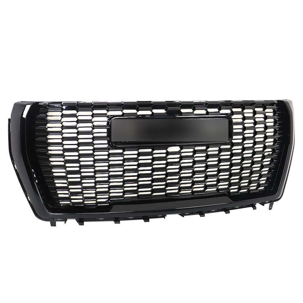 Fron Upper Grille For 2021 2022 Gmc Yukon XL Denali Black Grill 84835783