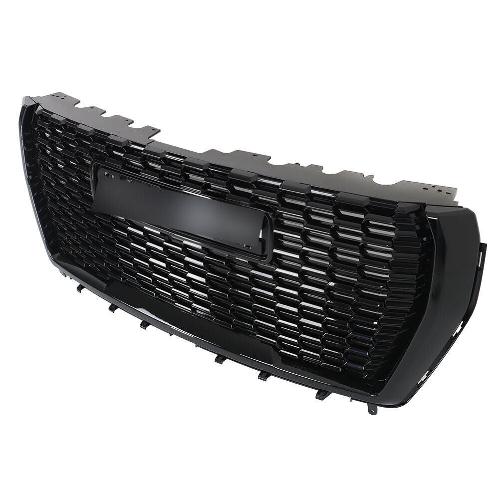 Fron Upper Grille For 2021 2022 Gmc Yukon XL Denali Black Grill 84835783