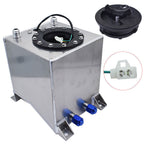 2.5 Gallon / 10L Fuel Cell Tank Aluminum Racing Drift W/ Level Sender