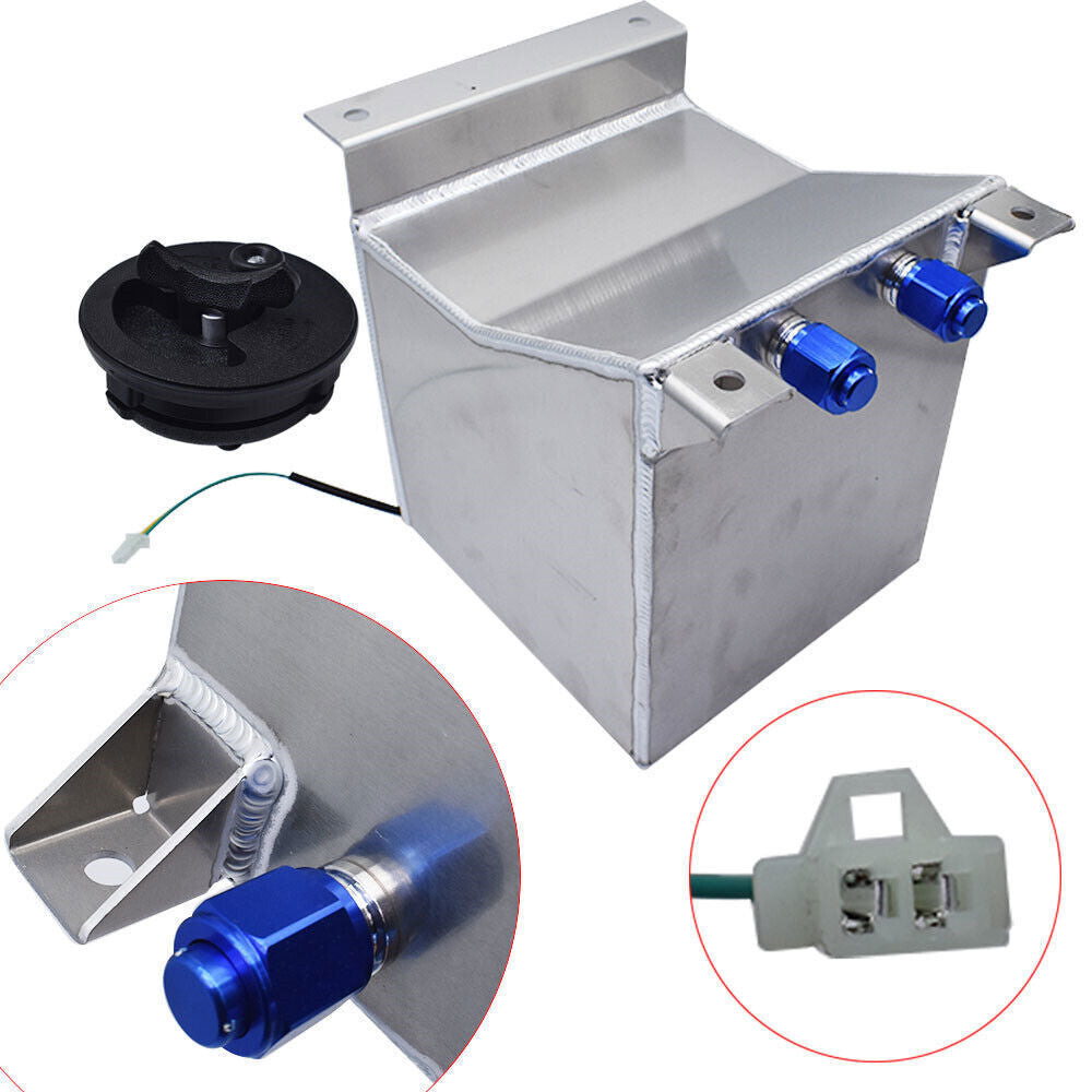 2.5 Gallon / 10L Fuel Cell Tank Aluminum Racing Drift W/ Level Sender