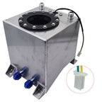 2.5 Gallon / 10L Fuel Cell Tank Aluminum Racing Drift W/ Level Sender