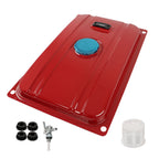 3.9 Gallon Universal Secondary Fuel Gas Tank Generator Petcock Filter Gauge Cap
