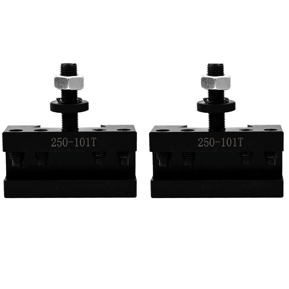 2 × AXA #1 250-101 XL Turning And Facing Holder Quick Change Tool Post For Lathe