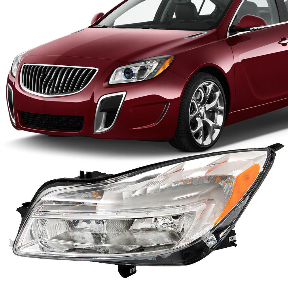 Left Headlight For 2011-2013 Buick Regal Halogen Headlamp Driver Side LH