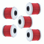 Oil Filter x 5 For Honda TRX450R TRX 450R TRX450ER 2004 2005 2006 2007 2008 2009