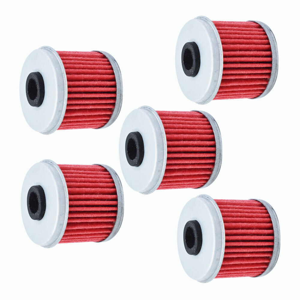 Oil Filter x 5 For Honda TRX450R TRX 450R TRX450ER 2004 2005 2006 2007 2008 2009