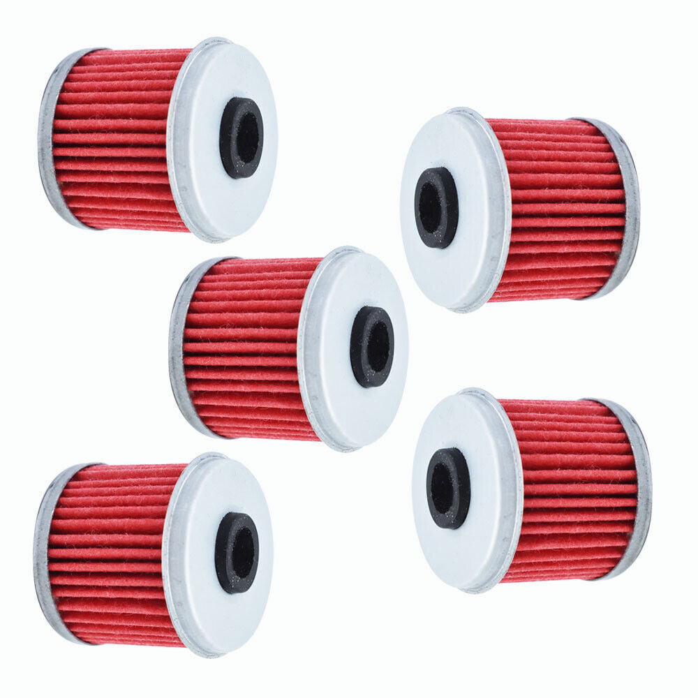 Oil Filter x 5 For Honda TRX450R TRX 450R TRX450ER 2004 2005 2006 2007 2008 2009