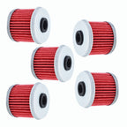 Oil Filter x 5 For Honda TRX450R TRX 450R TRX450ER 2004 2005 2006 2007 2008 2009