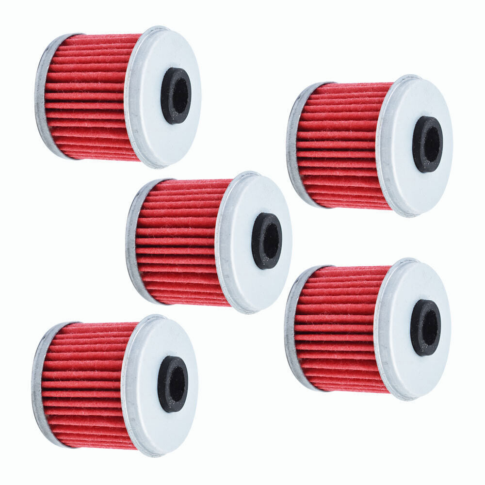 Oil Filter x 5 For Honda TRX450R TRX 450R TRX450ER 2004 2005 2006 2007 2008 2009