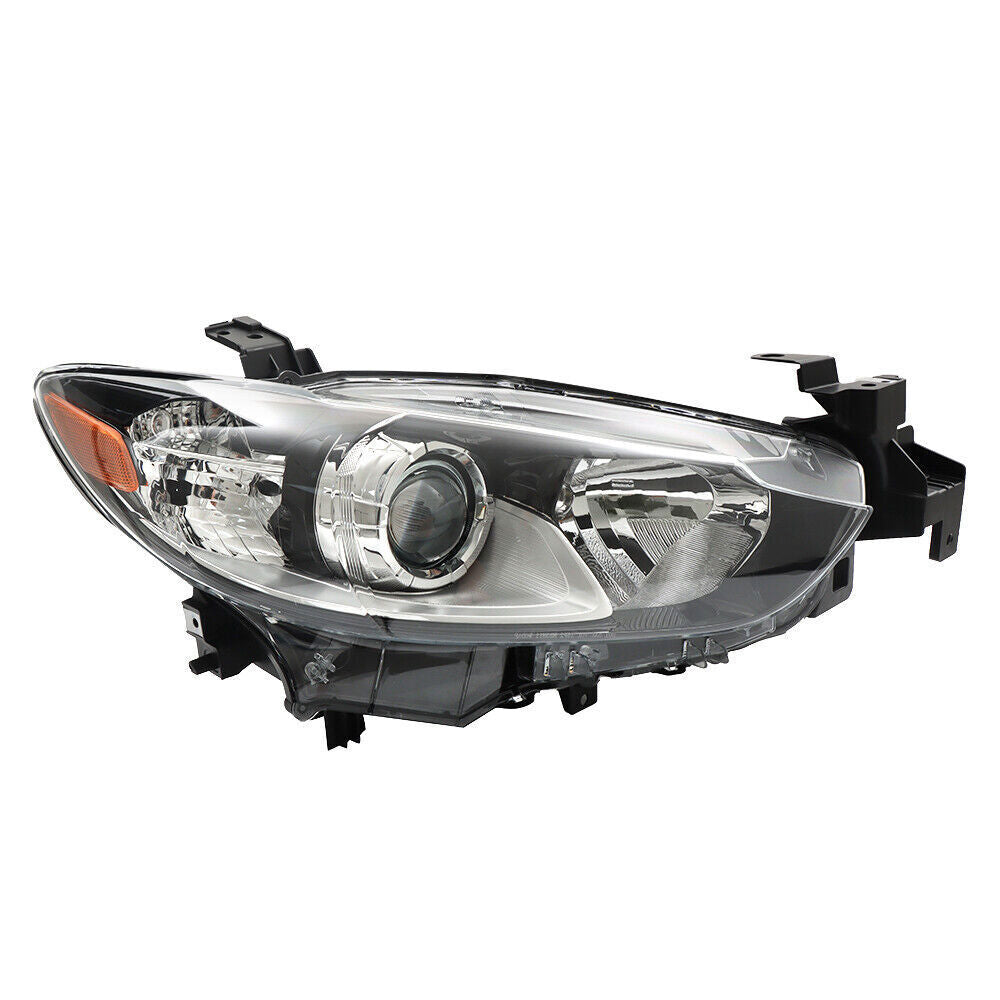 Right Headlight For 2014-2017 Mazda 6 Halogen Headlamp Black Housing